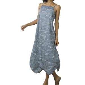 Prana Selene Maxi Tank Dress Blue